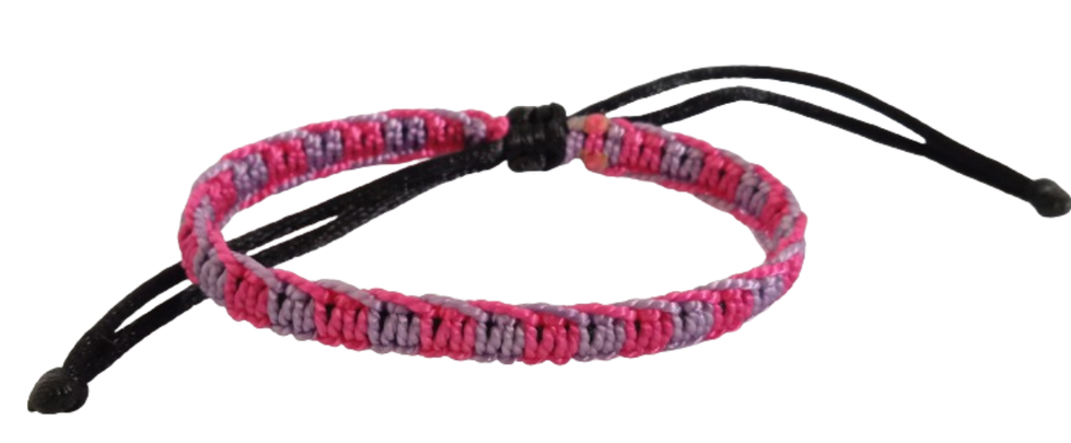 MANILLA PULSERA TERLENKA DOS COLORES INTERCALADOS