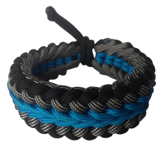 BRAZALETE PARACORD SUPERVIVENCIA 3 CUERDAS NUDO SANTICFIED