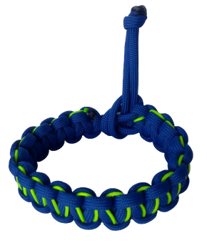 BRAZALETE PARACORD SUPERVIVENCIA ZIG ZAG MAS HILO MICROCORD