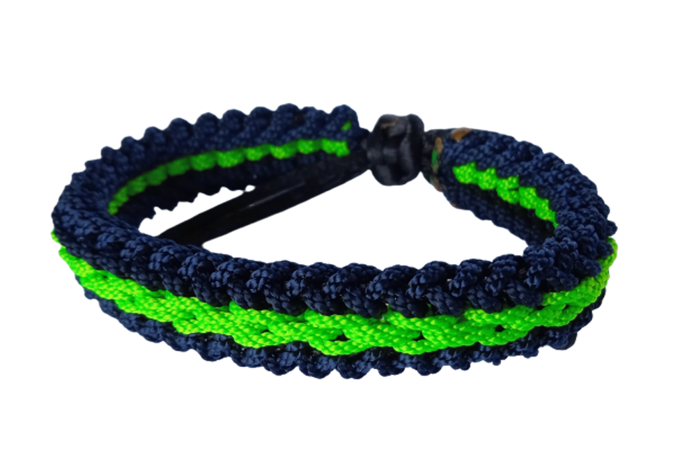 BRAZALETE PULSERA MANILLA DEPORTIVA TERLENKA TRES HILOS CADENA CENTRAL