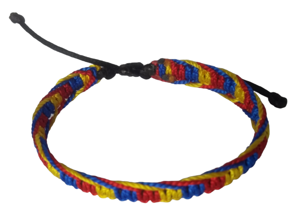 MANILLA PULSERA TRICOLOR BANDERA COLOMBIA