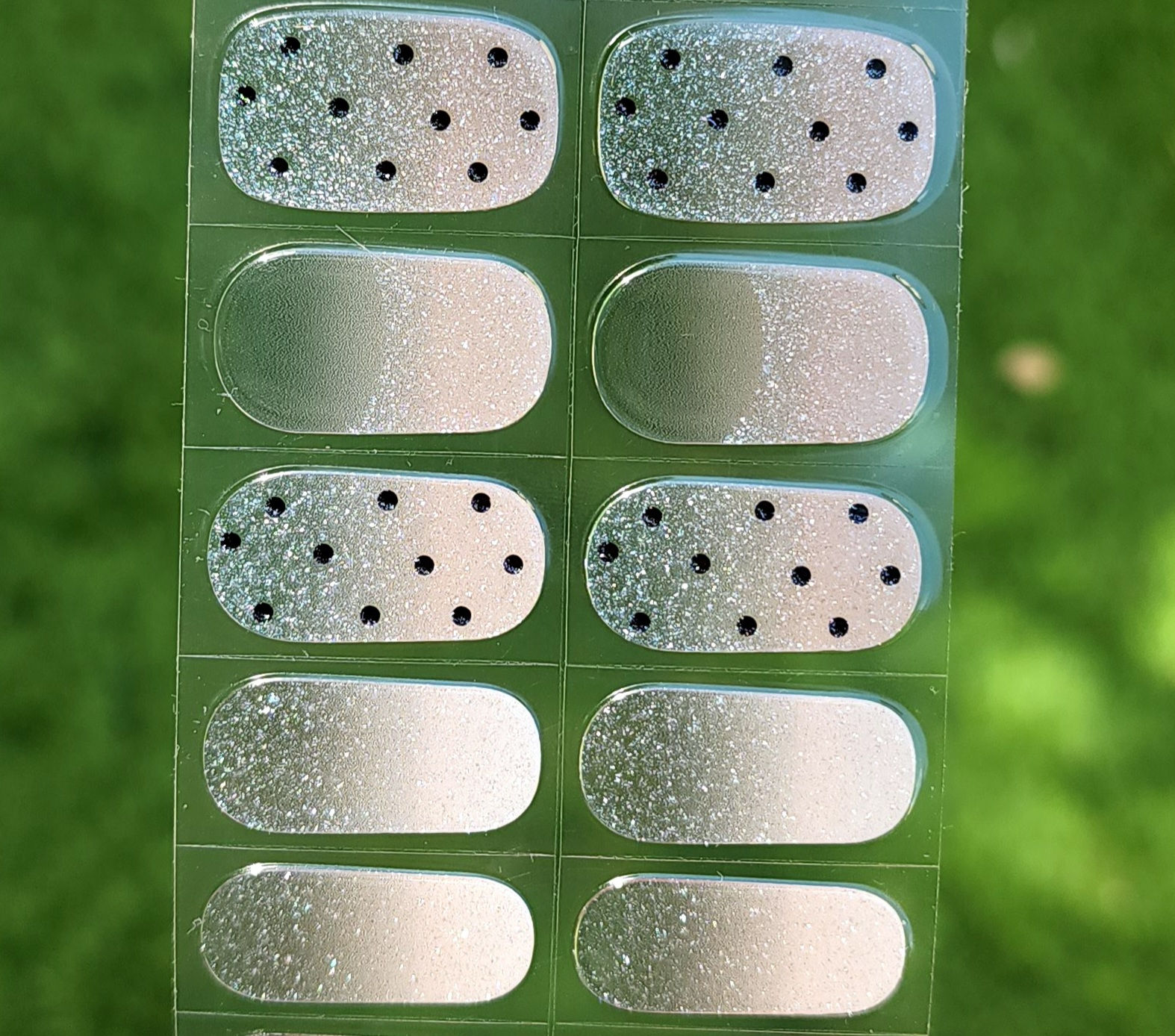 נצנץ זהב נקודות שחורות