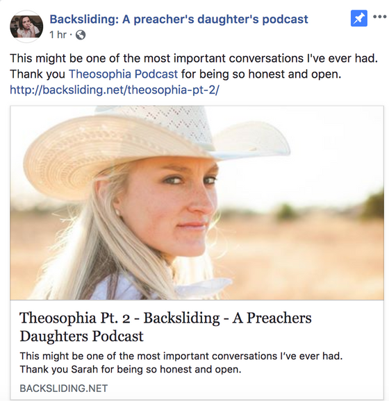 Sarah talks LGBT issues in the Church
