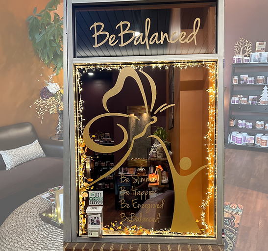 BeBalanced Collegeville storefront window