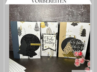 Weihnachtspost clever vorbereitet – 6 schnelle Weihnachtskarten mit Umschlägen! 💌✨