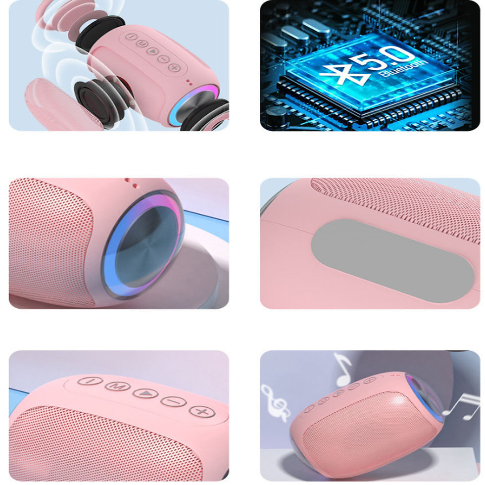 Thumbnail: Bluetooth Speaker with LED Ring