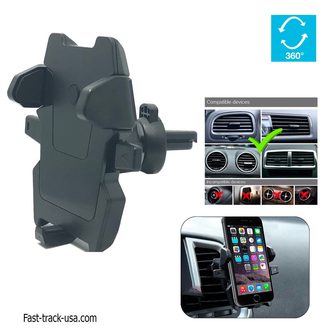 One Touch Air Vent Car Phone Mount