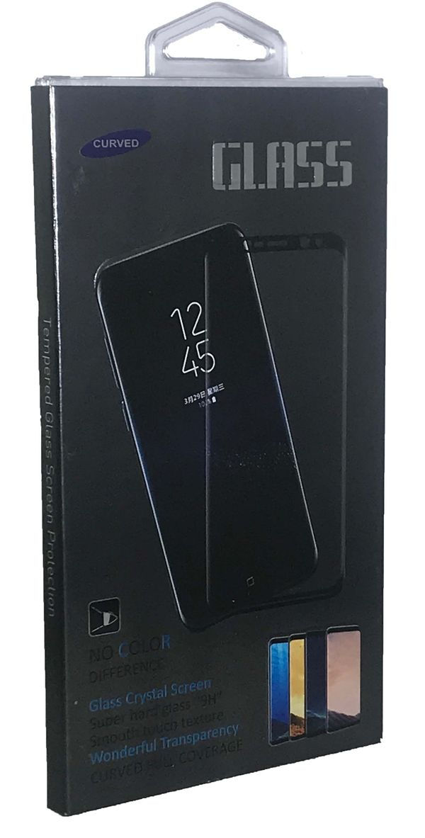 3D Full Coverage Tempered Glass Screen Protector for Galaxy S20 – Black Frame HD