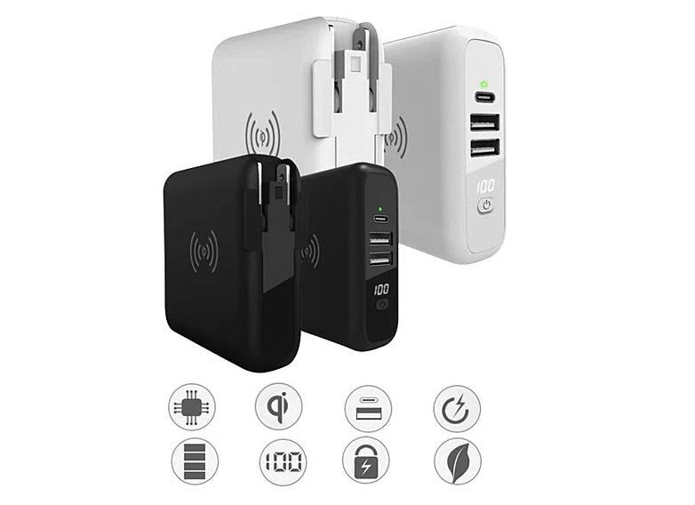 Universal Travel Charger with Power Bank