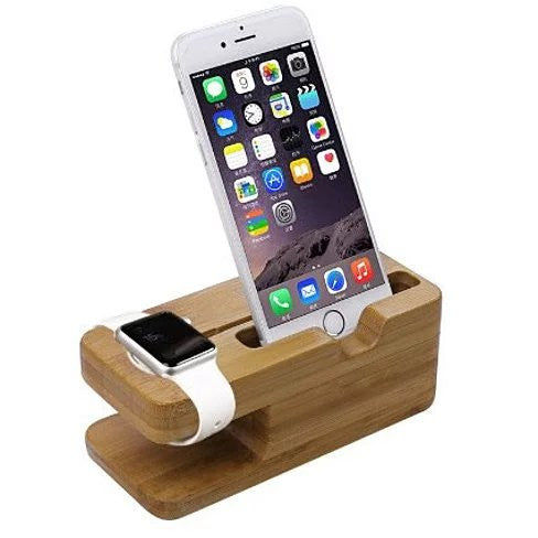 Thumbnail: Wood Charging Dock for iPhone & Apple Watch
