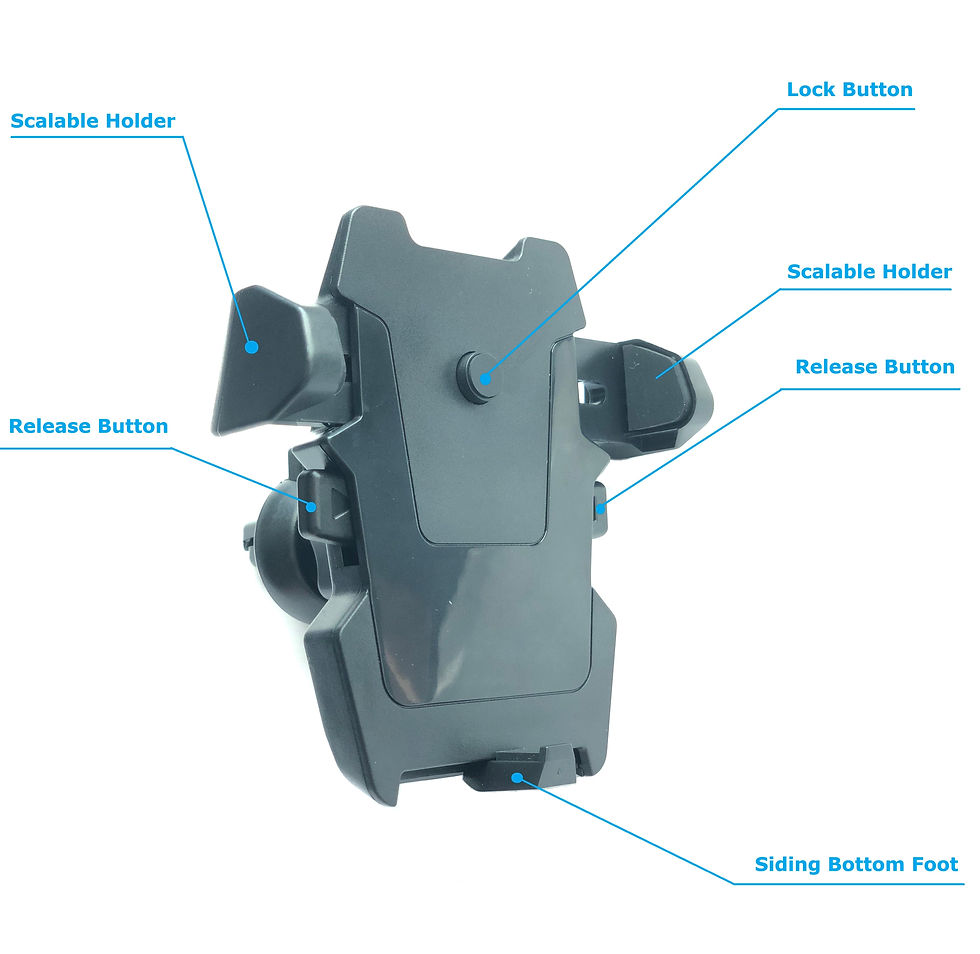 Thumbnail: One Touch Car Air Vent Phone Mount Holder