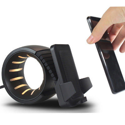 LED Wireless Charger Stand 10W – Adjustable Wheel Design