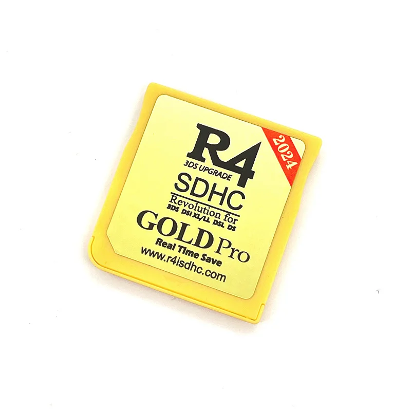 Thumbnail: 2024 Version R4 Gold Pro SDHC R4i For DS/3DS/2DS Revolution Cartridge + USB