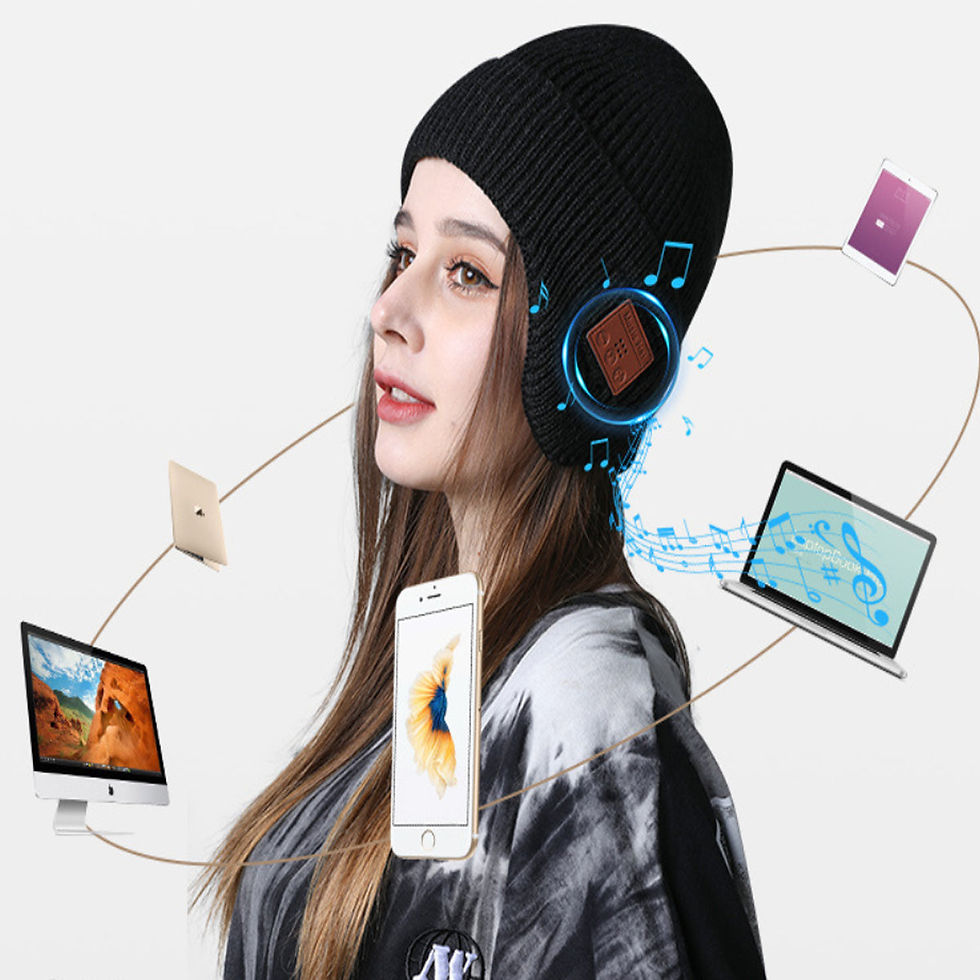 Thumbnail: Bluetooth Beanie Hat with Ear Muffs & Headphones