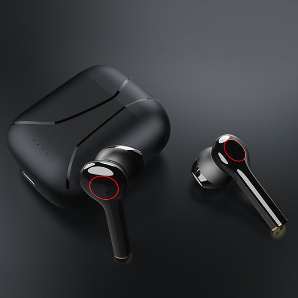 Wireless Bluetooth Earbuds with Charging Case – Touch Control
