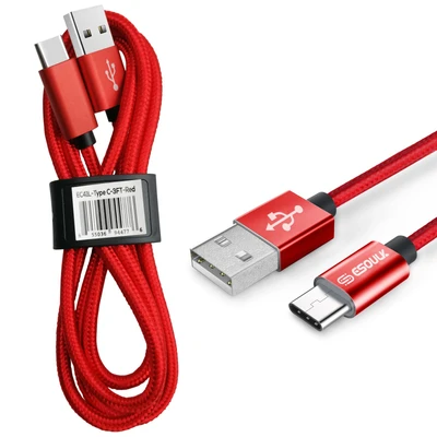 Thumbnail: Magnetic Nylon Braided USB-C Charging Cable 3.3ft