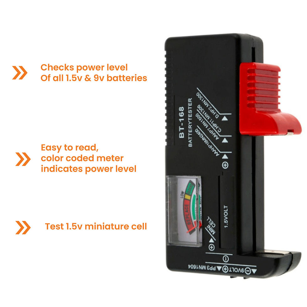 Thumbnail: Battery Tester Checker Universal