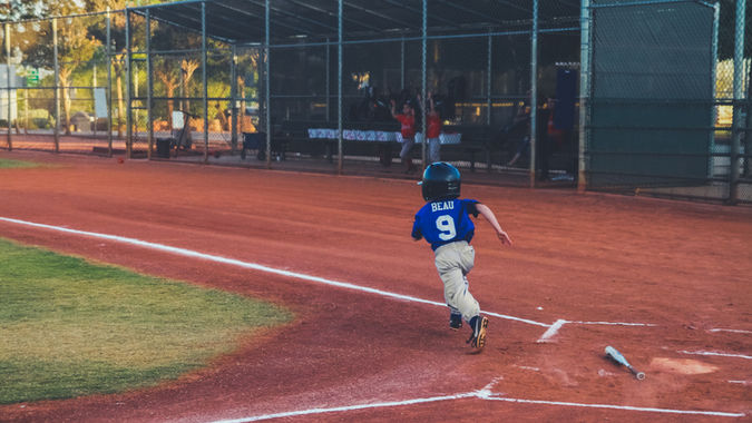 Little league player