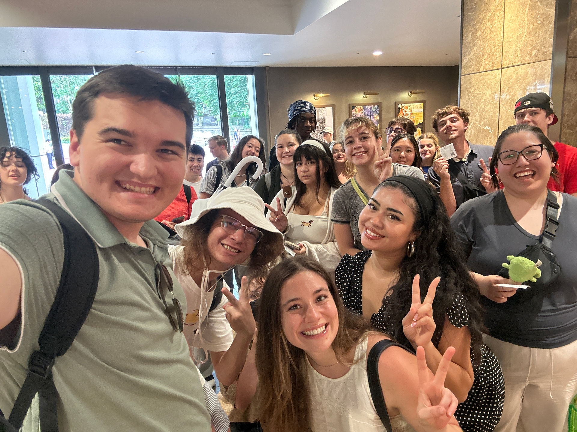 The Summer Tokyo 2025 group selfie at Tokyo Tower