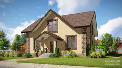 Проект дома с банным комплексом