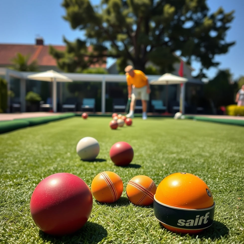 Bowling green sports turf services by CM Gardens