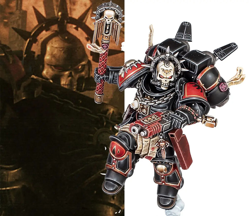Armageddon Reveal: Space Marine Chaplain with Jump Pack & Blood Angels Implications
