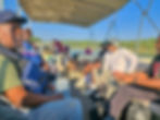 A group of men from the church on a trip