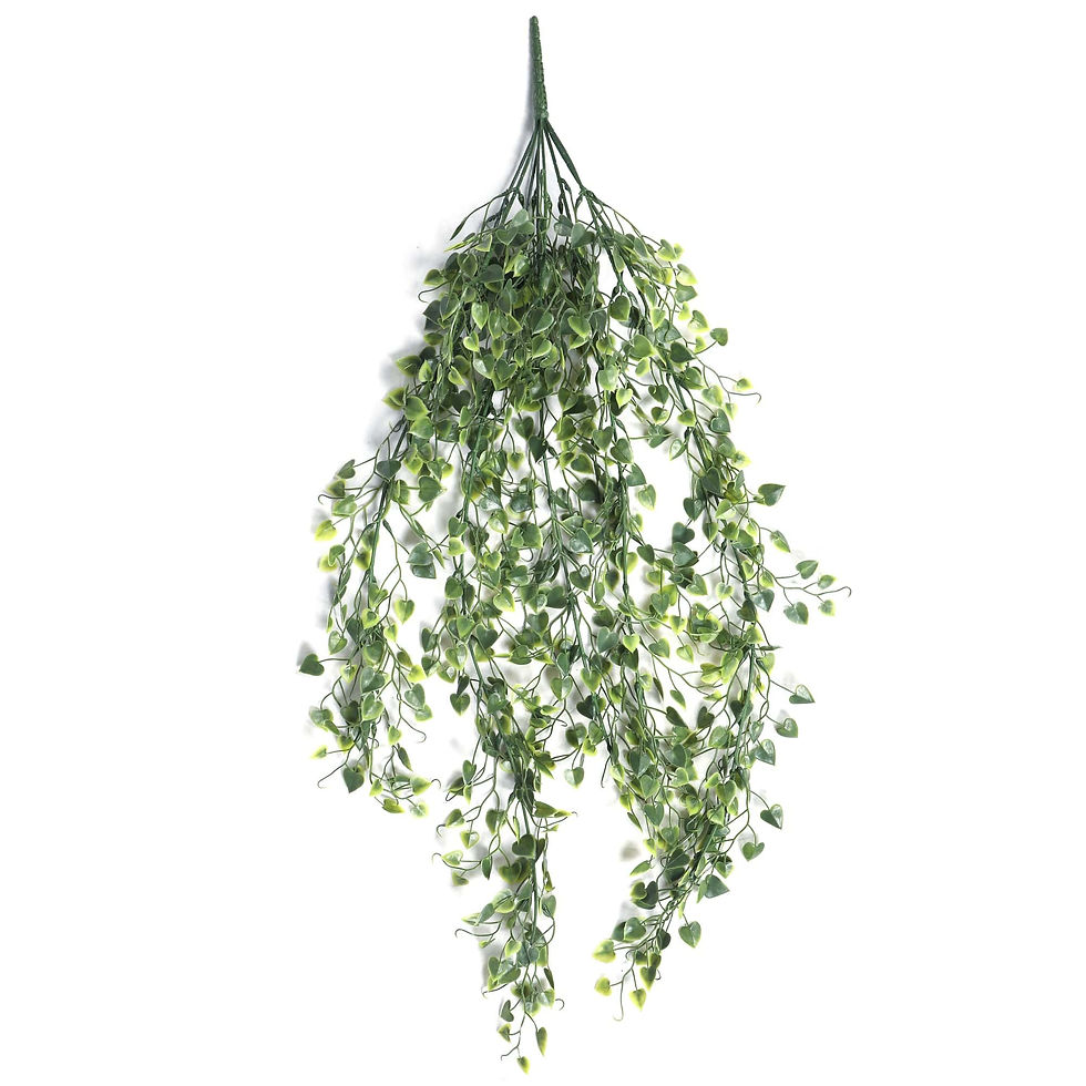 Thumbnail: Artificial Hanging Plant (Heart Leaf) UV Resistant 90cm
