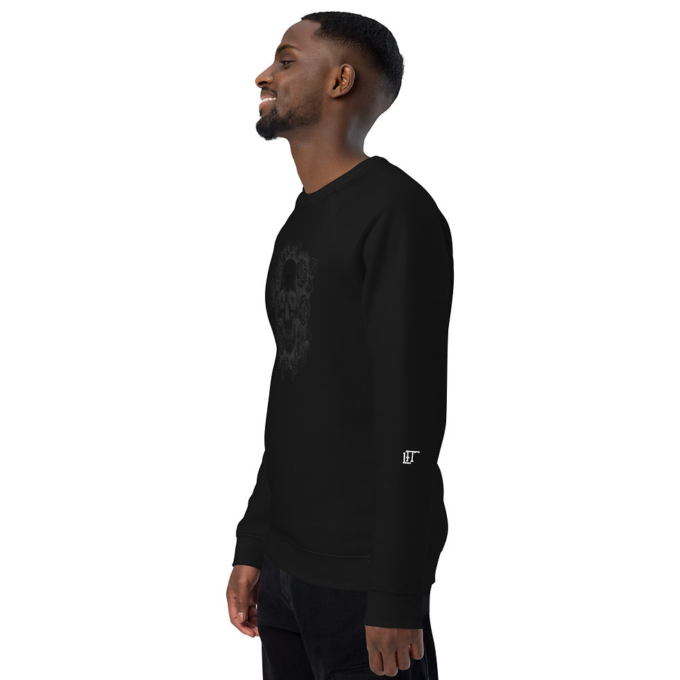 Thumbnail: LFT Unisex organic raglan sweatshirt "Sugar"