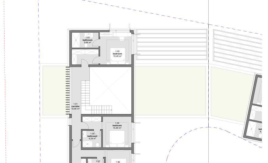 This beautiful plot of land, perfect for constructing 3 luxury villas, offers breathtaking views of the surrounding valley. Situated in close proximity to the renowned Rossi Winery, the location combines the charm of the Istrian countryside with the convenience of being near one of the region's most prestigious wine producers. This is an exceptional opportunity to develop a high-end residential project in a prime location, blending natural beauty with local culture.