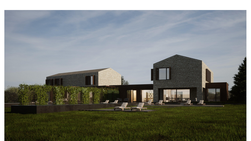 This beautiful plot of land, perfect for constructing 3 luxury villas, offers breathtaking views of the surrounding valley. Situated in close proximity to the renowned Rossi Winery, the location combines the charm of the Istrian countryside with the convenience of being near one of the region's most prestigious wine producers. This is an exceptional opportunity to develop a high-end residential project in a prime location, blending natural beauty with local culture.