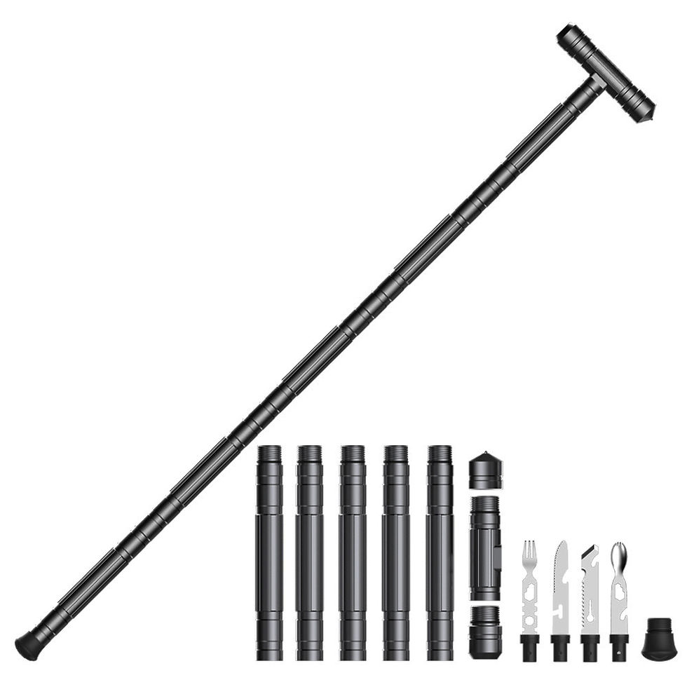 Miniaturbild: Multifunctional Hiking Pole - T-Handle Emergency Tool
