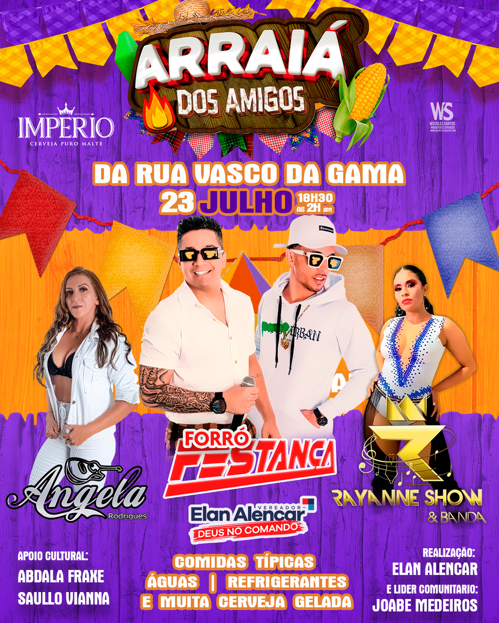 ARRAIAL DOS AMIGOS flyer