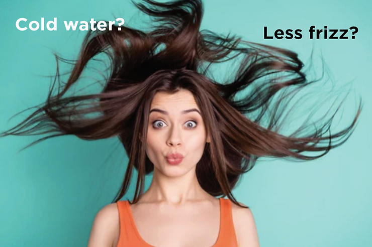 cold water against frizz is an old fable.