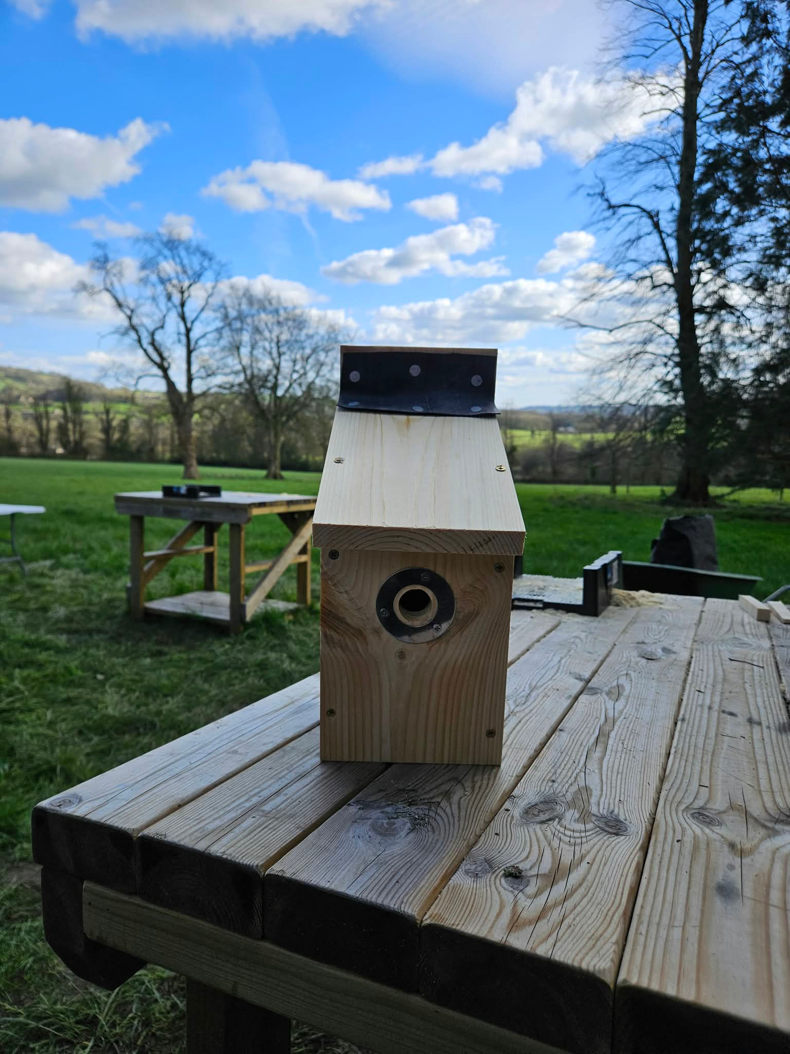 Hand made bird box