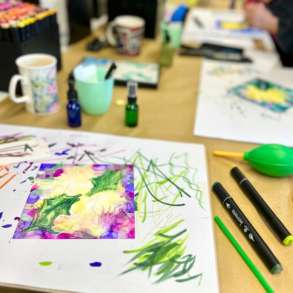 Thumbnail: Millie Moth - Christmas Art Workshop. Friday 4th December