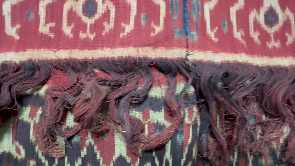 Miniatura: GREAT DOUBLE IKAT FROM SUMBA KAMBERA – INDONESIA – ca. 1920-1950