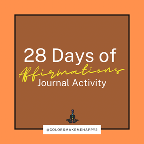 28 Days of Affirmations Activity