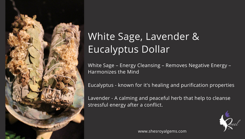 White Sage Lavender Eucalyptus Dollar