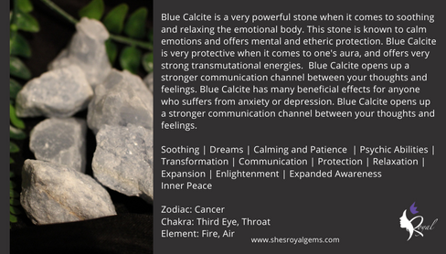 Blue Calcite