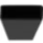 Thumbnail: Rectangular Spindles Tubular 1 1/2" x 1/2" x 44" - Gunmetal Pewter Top View
