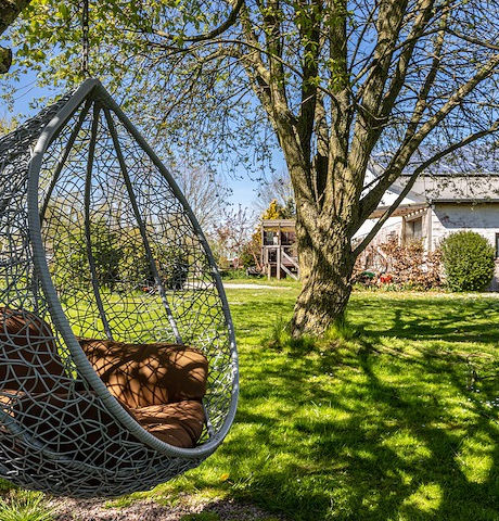 Gemütliche Hängematte im Garten