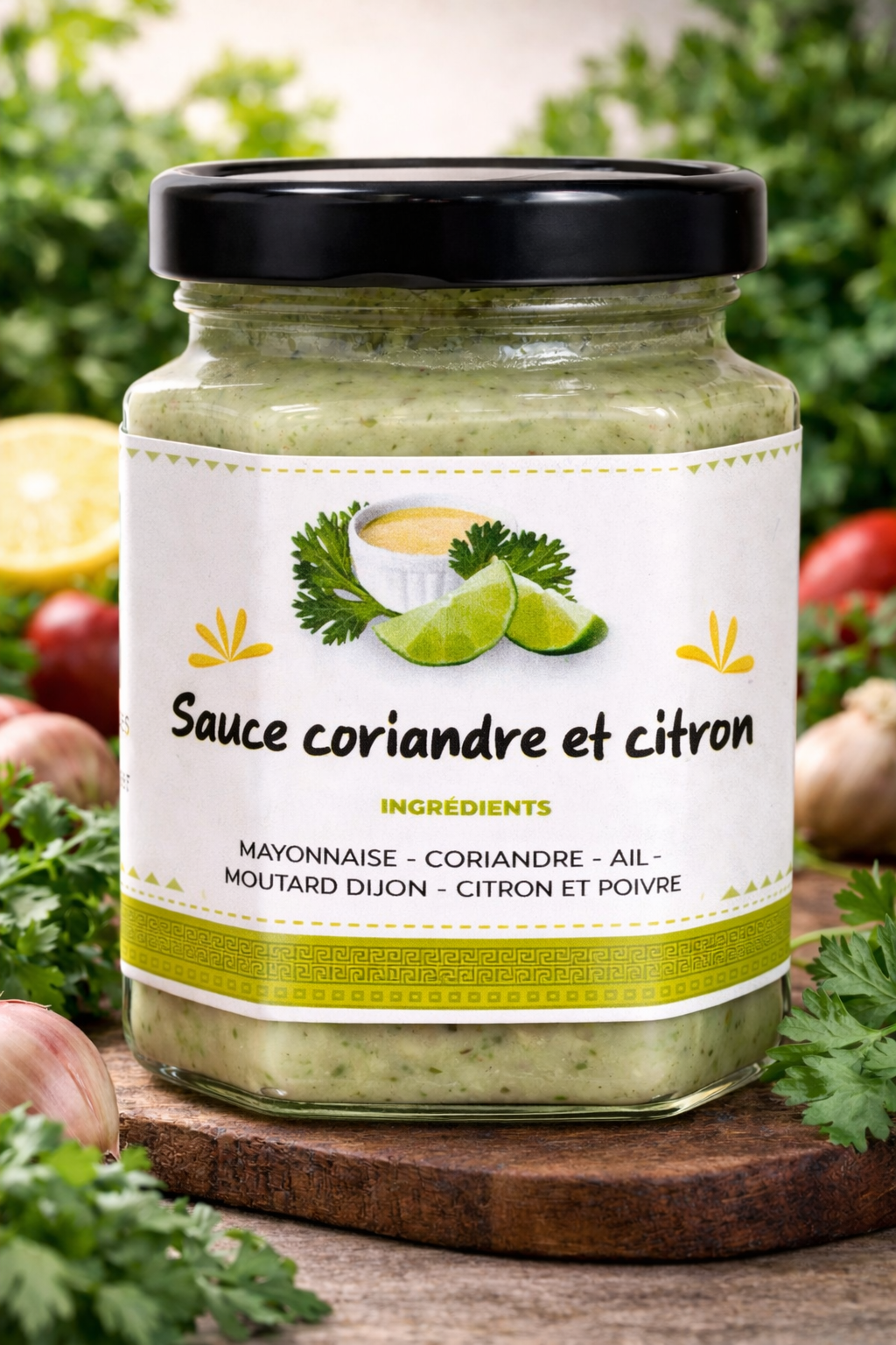 Sauce coriandre et lime