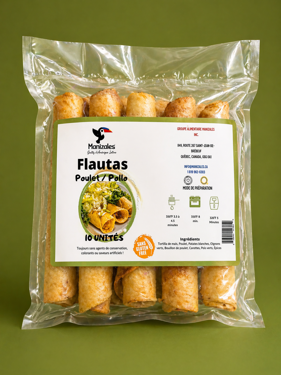 FLAUTAS POULET x 10 unds