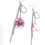 Miniaturbild: Boucles d'Oreilles douceur de Kyoto. inoxydable