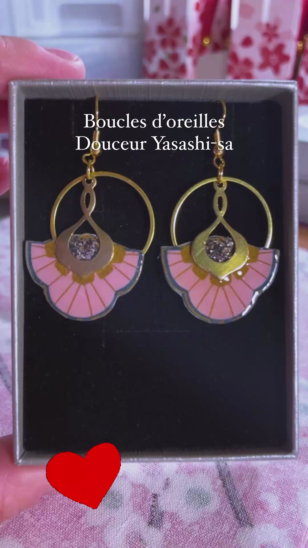 Miniaturbild: Boucles d'Oreilles douceur Yasashi-sa. Plaqué Or