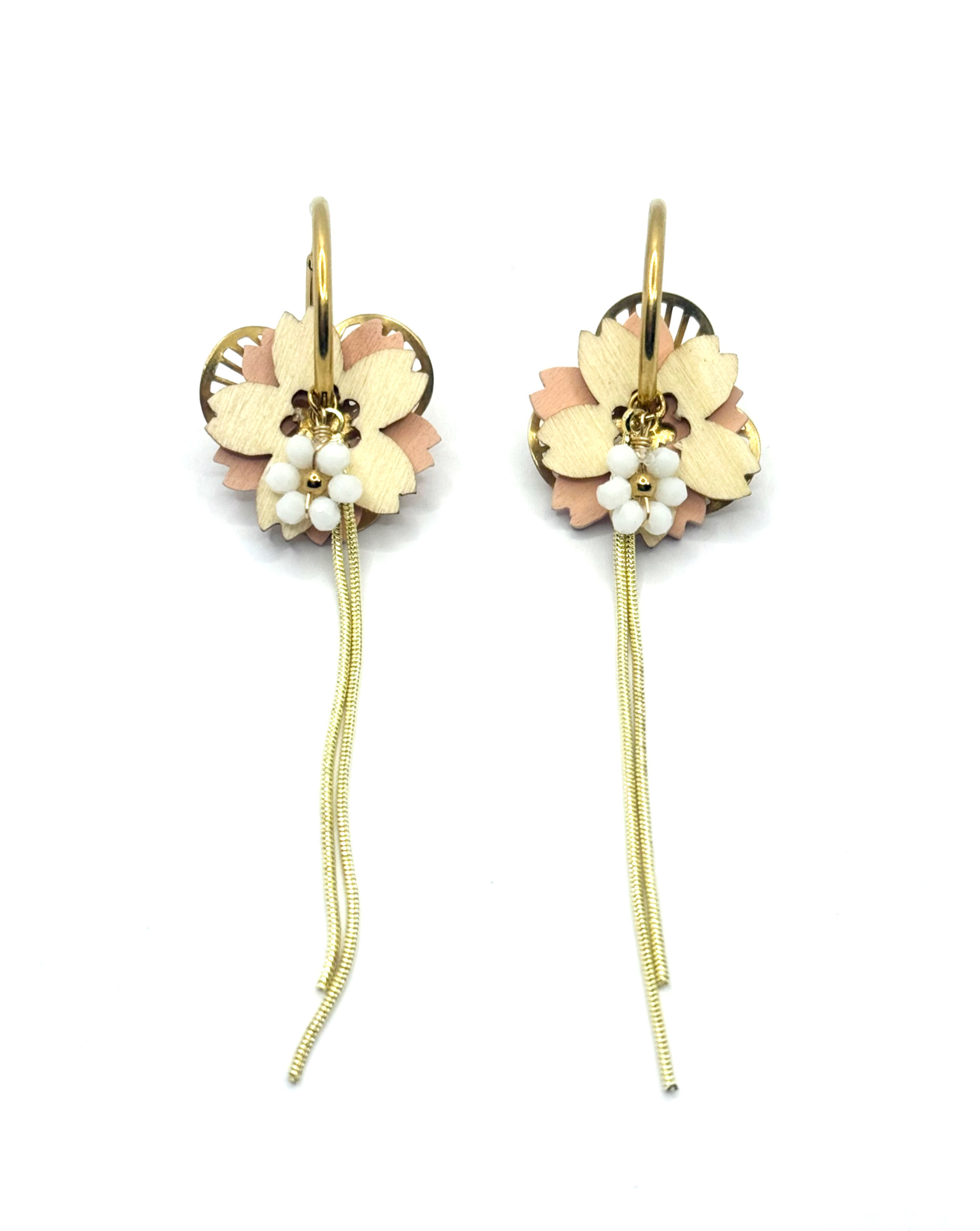 Boucles d'Oreilles Murmure de Sakura.