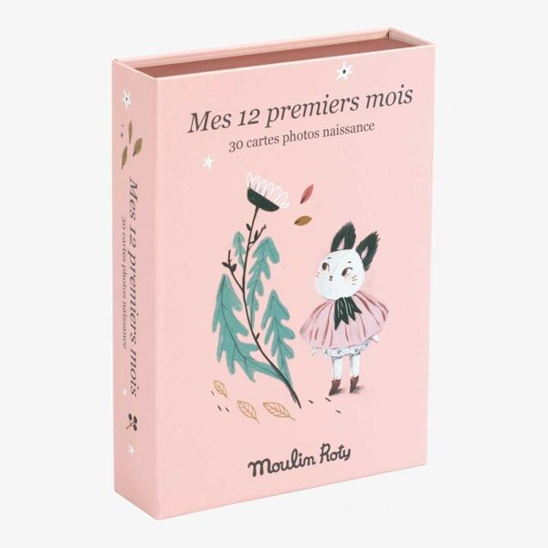 Cartes Mes 12 premiers mois Après la pluie Moulin Roty