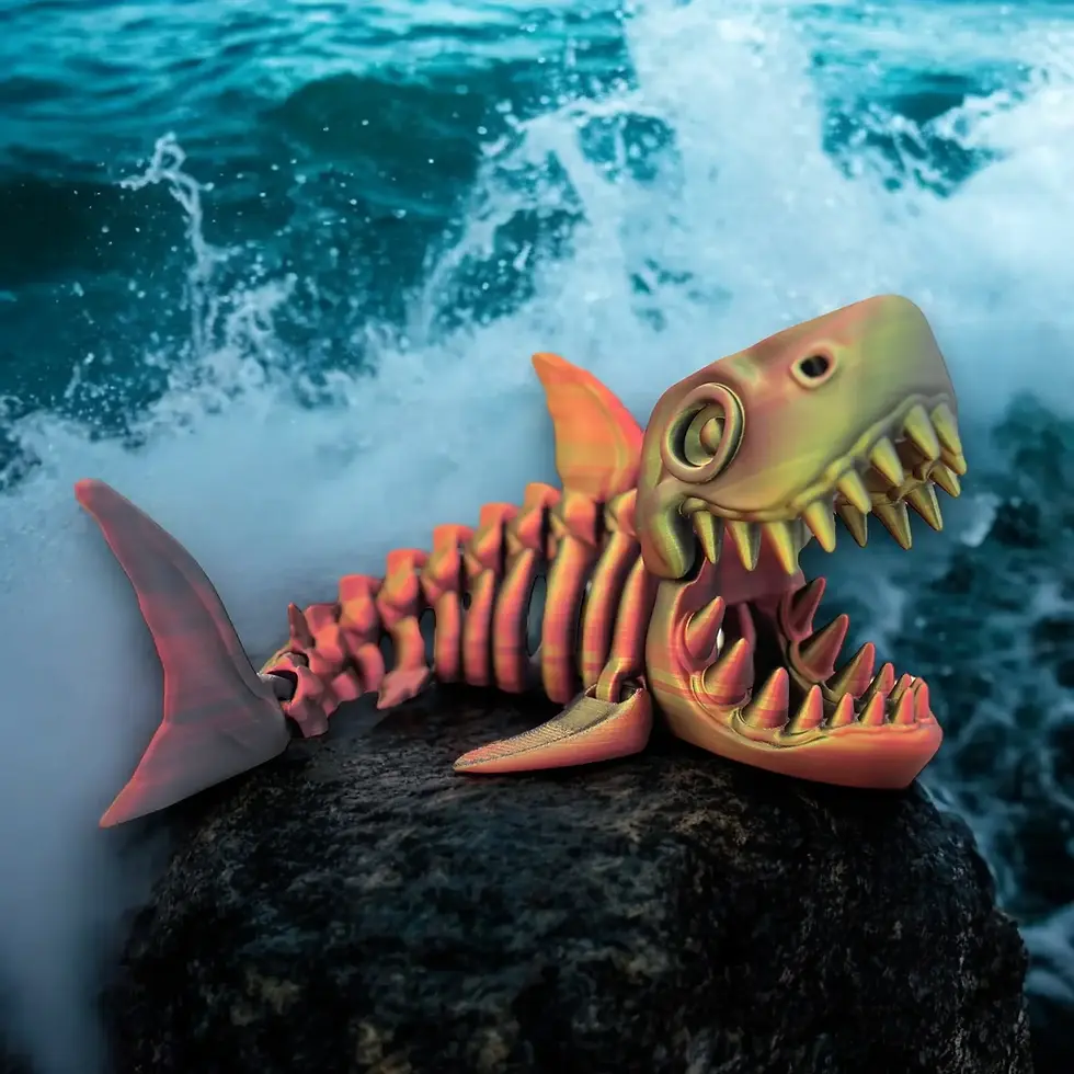 Miniature : Figurine Wigzzy Requin - Maxtrim3D