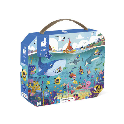 Puzzle Les fonds marins - 100 pcs Janod
